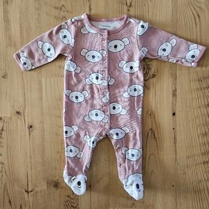 Carter's Baby Girl Footed Pajama Outfit